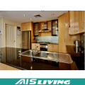 Classic Veneer Particleboard Kitchen Cabinet Furniture (AIS-K185)